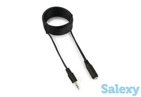 Кабель удлинитель cablexpert cca-423-3m, mini-jack 3.5mm, 3m. черный, фотография 2