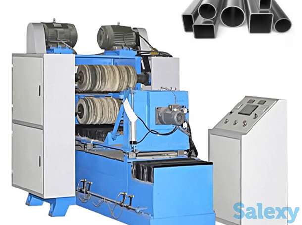 JZ-PSD1000 Двухсторонний станок для полировки металлических труб сразу по несколько штук, фотография 1