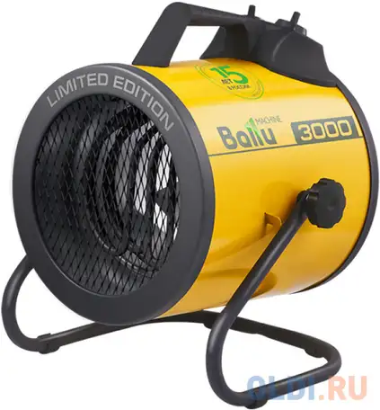 Тепловая пушка ballu bhp-p2-3 3000 вт желтый, фотография 1