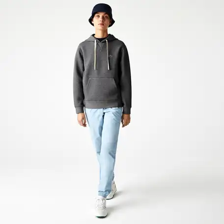 Женская худи lacoste loose fit с удобным карманом-кенгуру, фотография 1