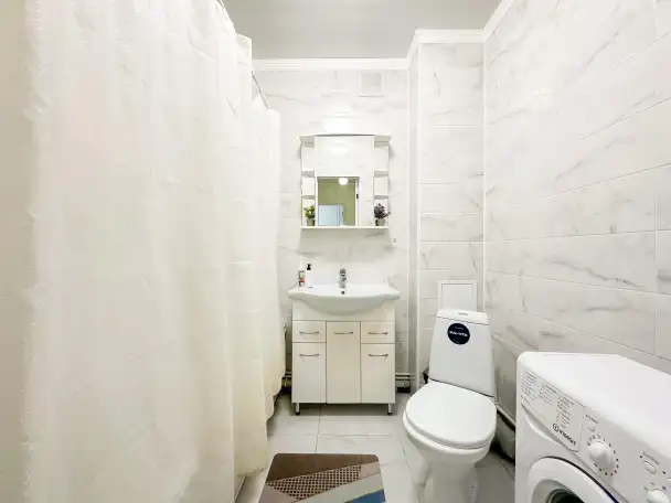 Светлая 2-комнатная квартира, Таумыш Жумагалиева 15 блок К, фотография 13