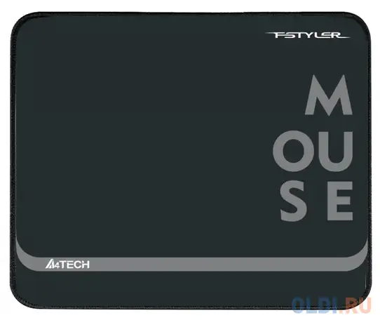 Коврик для мыши a4tech fstyler fp20 серый/черный 250x200x2мм, фотография 1
