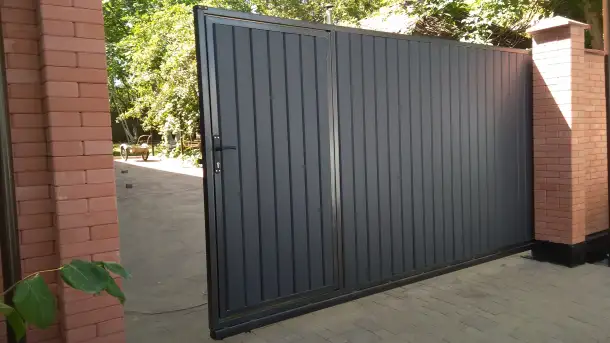 Откатные консольные ворота, автоматика, сварочные работы, любые металлоконструкции, фотография 1