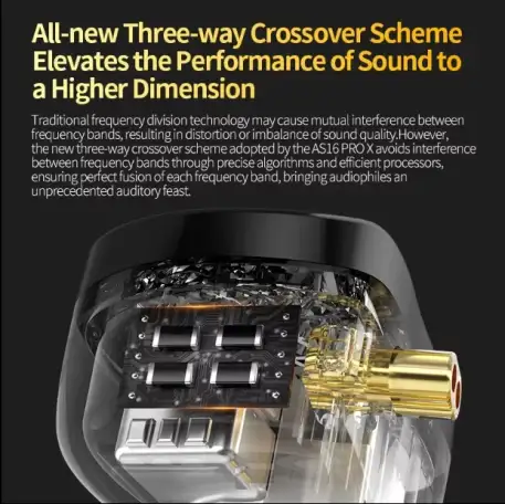 Наушники KZ AS16 PRO X IEM, фотография 2