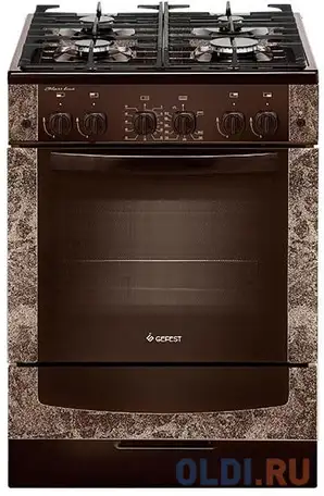 Газовая плита gefest 6500-02 0114 коричневый, фотография 1