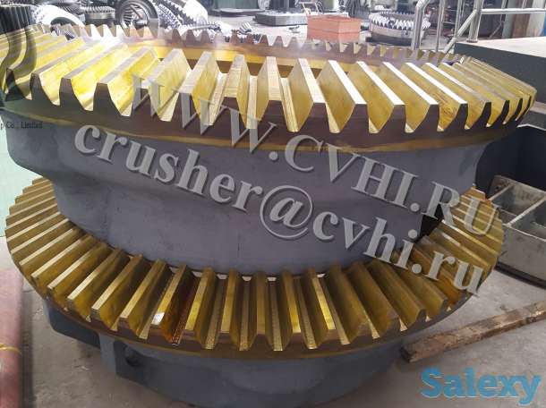 Шестерни конические для конусных дробилок КСД/КМД, фотография 3