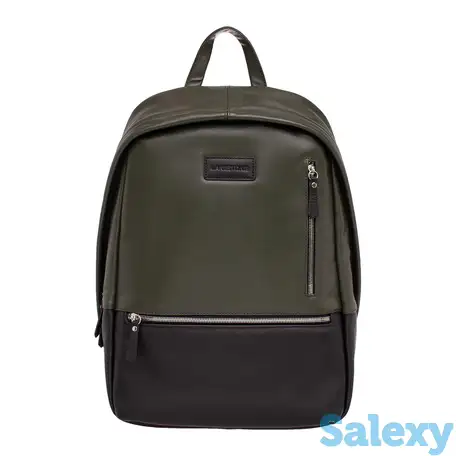 Кожаный рюкзак adams green/black, фотография 1