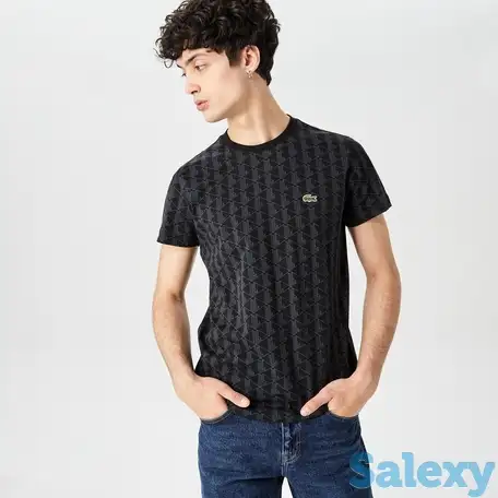 Женская футболка lacoste oversize fit из хлопка, фотография 1