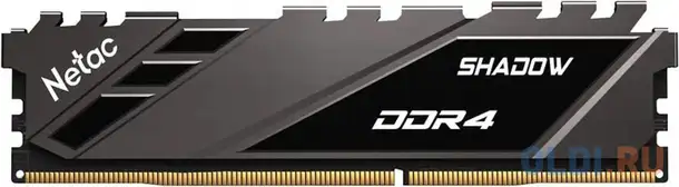 Модуль памяти ddr 4 dimm 8gb pc28800, 3600mhz, netac shadow ntsdd4p36sp-08e, фотография 1