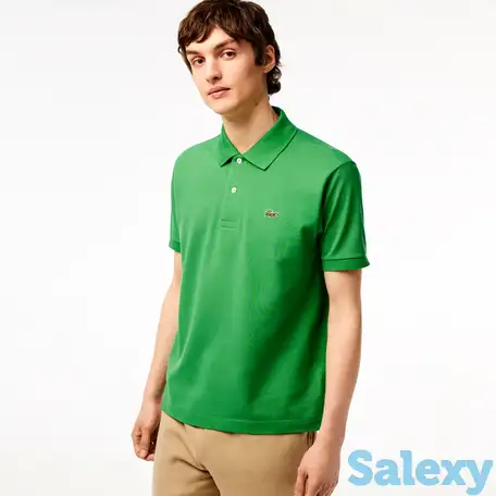 Мужское поло lacoste l1212 classic fit, фотография 1