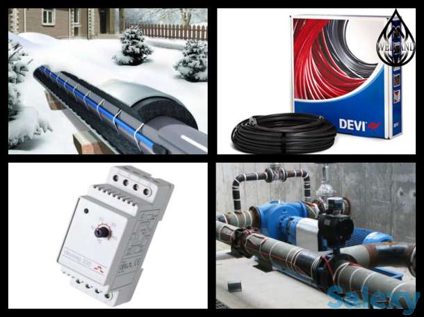 Греющий кабель для обогрева труб и кранов, фотография 1