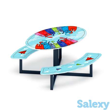 Столик детский (коты) мф 31.01.01-02, фотография 1