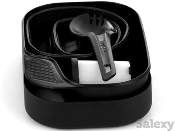 Набор посуды wildo camp-a-box complete black, фотография 1