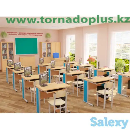 Школьная мебель. Стулья, парты, столы рабочие лабораторные демонстрационные, пеналы в РАССРОЧКУ напрямую с фабрики, фотография 11