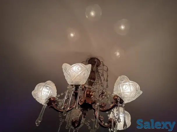 Продам шикарную хрустальную люстру, фотография 2