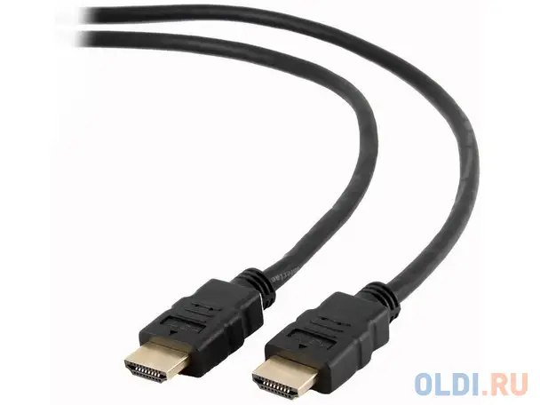 Кабель hdmi 10.0м gembird ver.1.4 silver/gold jack ферритовые кольца позолоченные контакты, фотография 1