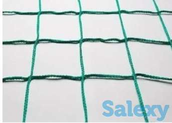 Сетка заградительная ячейка 100х100 нить 2.6 зеленая, фотография 2