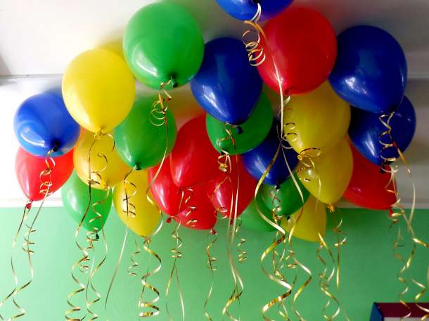 Гелиевые шарики, воздушные шары, фотография 1