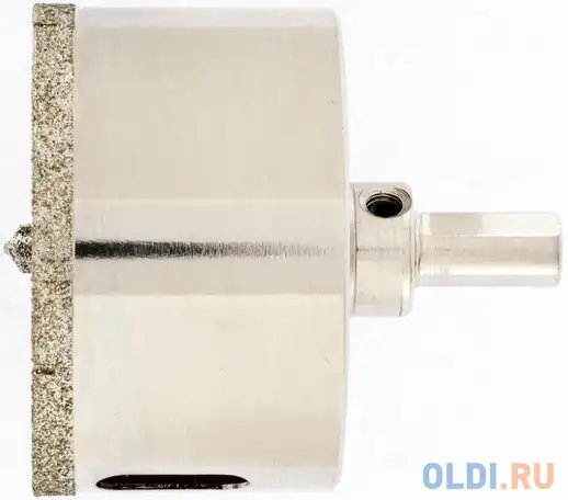 Сверло алмазное по керамограниту, 65 х 67 мм, 3-гранный хвостовик// matrix, фотография 1