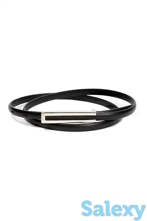 Кожаный ремень с металлической пряжкой vassa&co, фотография 1