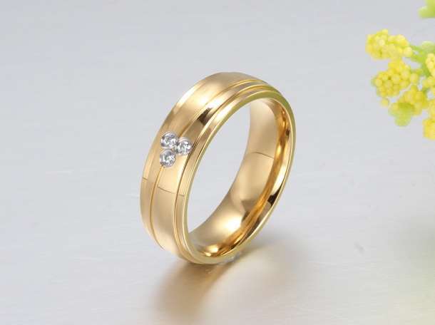 Позолоченое кольцо для женщин, фотография 1