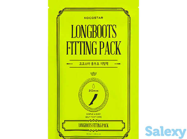 Маска для ног kocostar long boots fitting pack, фотография 1