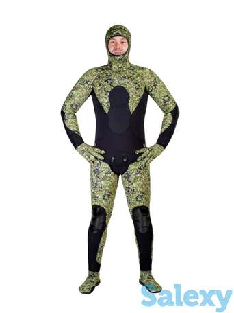 Гидрокостюм scorpena c3 - 7 мм green camo, фотография 1