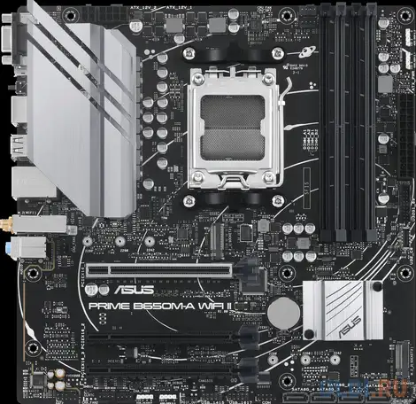 Материнская плата asus prime b650m-a wifi ii, фотография 1