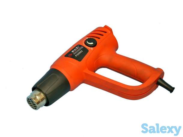 Термопистолет, фен строительный P.I.T 32002 с регулировкой, фотография 2
