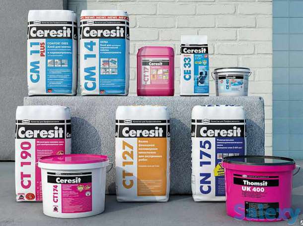 Клей для плитки, керамогранита, кафеля, фотография 1