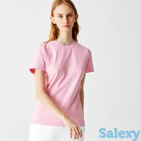 Женская футболка lacoste slim fit, фотография 1