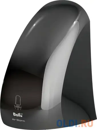 Сушилка для рук ballu bahd-1000as 1000вт металлик, фотография 1