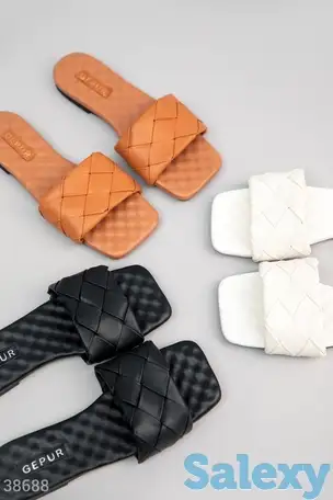 Шлепанцы из натуральной кожи, фотография 1