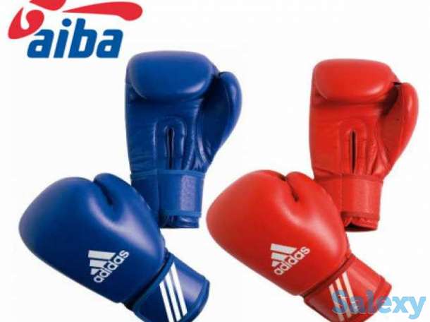 Боксерские перчатки Adidas Aiba кожа, фотография 1