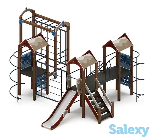 Городок (алтай) - дик 2.01.3.04-04 - игровой комплекс h=1200, фотография 1