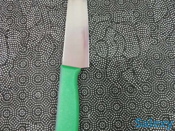 Нож кухонный Трамонтина универсальный для нарезания всего зеленый, фотография 1