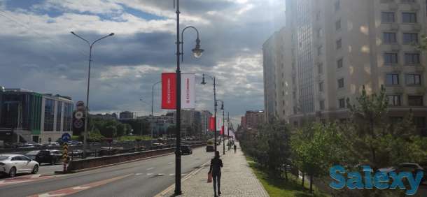 Реклама на фонарный столб освещения или придорожную опору Алматы, фотография 1