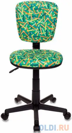 Кресло детское бюрократ ch-204nx/pencil-gn зеленый карандаши, фотография 1