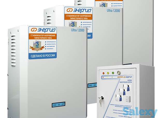 Трехфазный электронный стабилизатор энергия ultra 36000, фотография 1