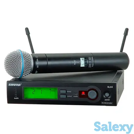 Радиосистема shure slx24e/b58-k3e, фотография 1