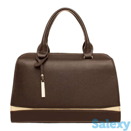 Женская кожаная сумка emra brown, фотография 2