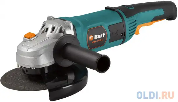 Углошлифовальная машина bort bws-1700-s 1700вт 8000об/мин рез.шпин.:m14 d=180мм, фотография 1