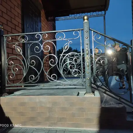 Изготовление распашных и откатных ворот, фотография 12