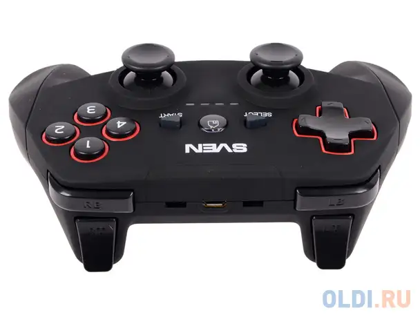 Геймпад беспроводной sven gc-2040 (11 кл. 2 мини-джойстика, d-pad, soft touch,, фотография 1