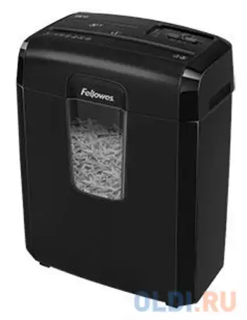 Шредер fellowes powershred 8cd, din p-4, 4х35мм, 8лст., 14лтр.,уничт.: скобы,скр., пл.карты,cd, фотография 1