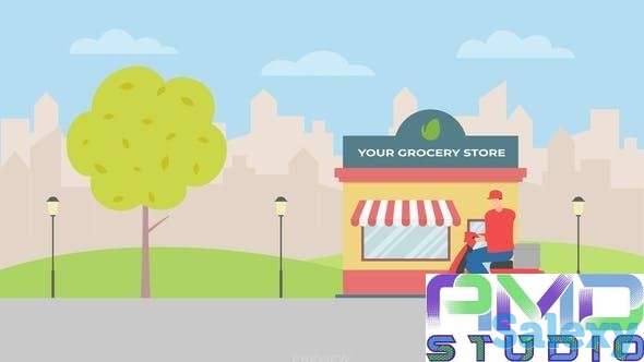 Видеоролик для супермаркетов с доставкой еды заказать (DELIVERY_2), фотография 1