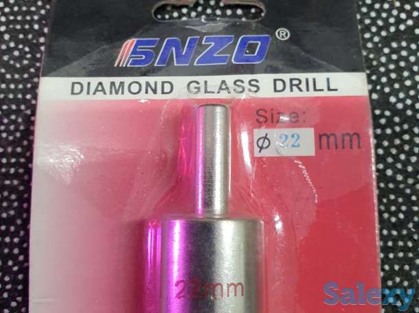 Алмазное сверло по стеклу 6, 10, 20, 22мм, фотография 3