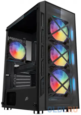 1stplayer firebase xp-g / atx, tg / 4x120mm led fans inc., фотография 1