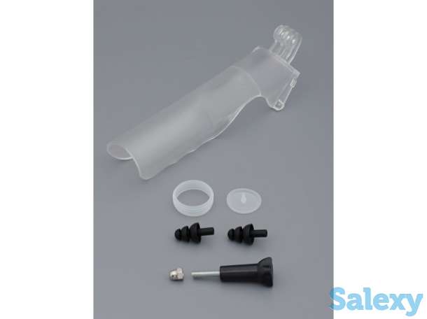 Маска подводная полнолицевая sargan галактика премиум десткая белая/голубая, фотография 6