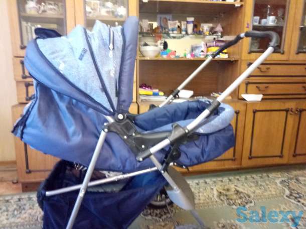 продам коляску,складывается, для любой погоды даже в холод,,есть защита от дождя, фотография 1
